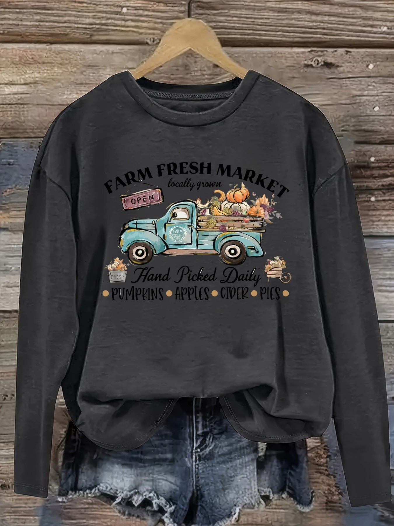 Camiseta Casual de Manga Larga - Farming A reseña y precio