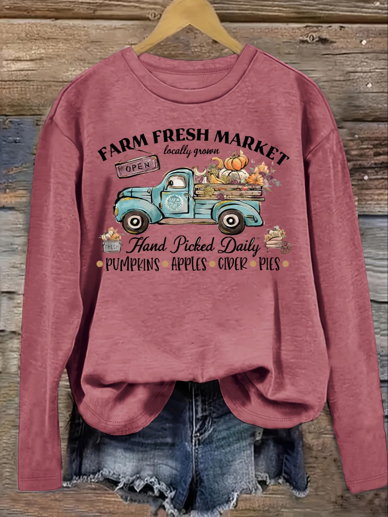Camiseta Casual de Manga Larga - Farming A reseña y precio